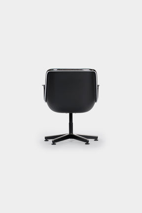 4er Set Charles Pollock, Executive Chairs, 12E1 Knoll, 60er