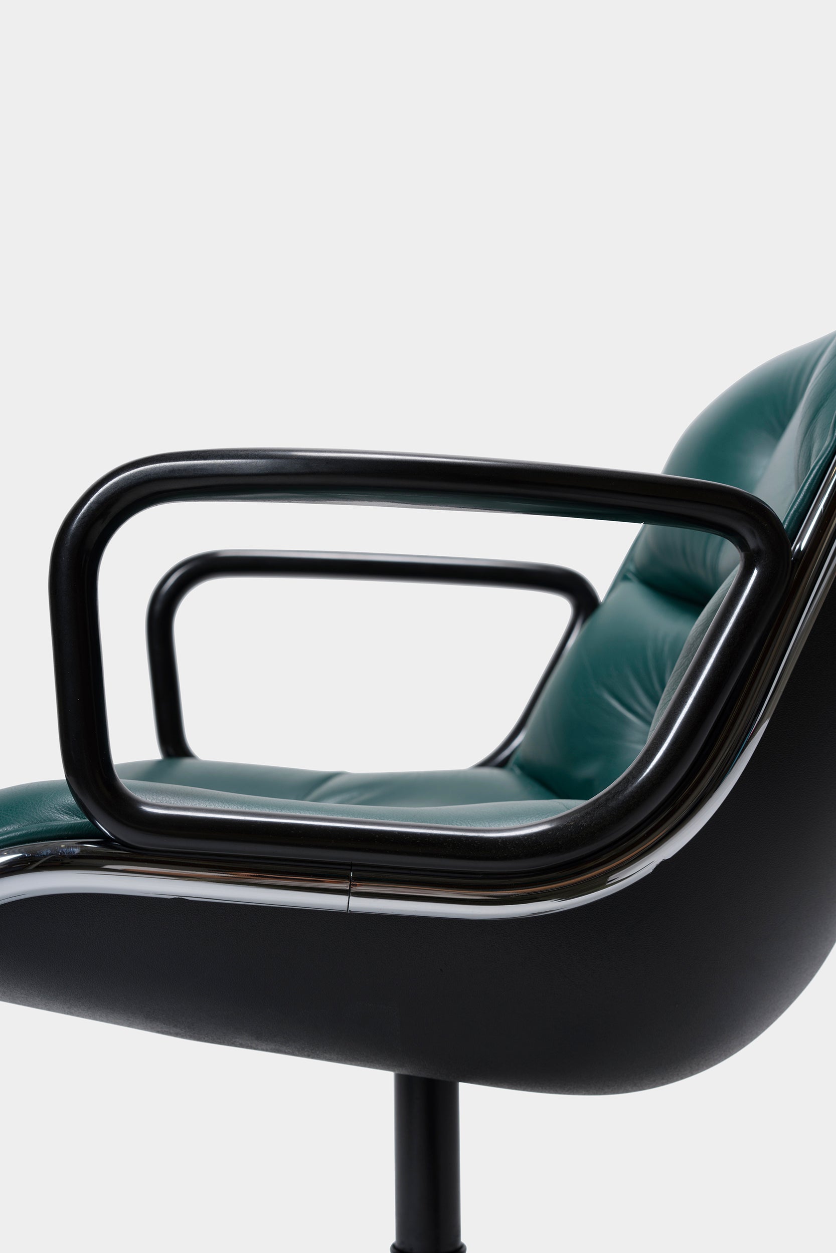 4er Set Charles Pollock, Executive Chairs, 12E1 Knoll, 60er