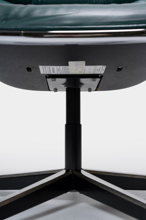 4er Set Charles Pollock, Executive Chairs, 12E1 Knoll, 60er