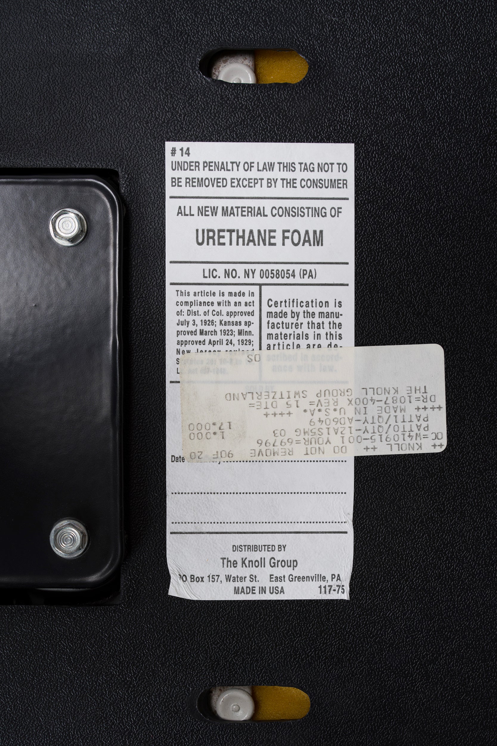 4er Set Charles Pollock, Executive Chairs, 12E1 Knoll, 60er