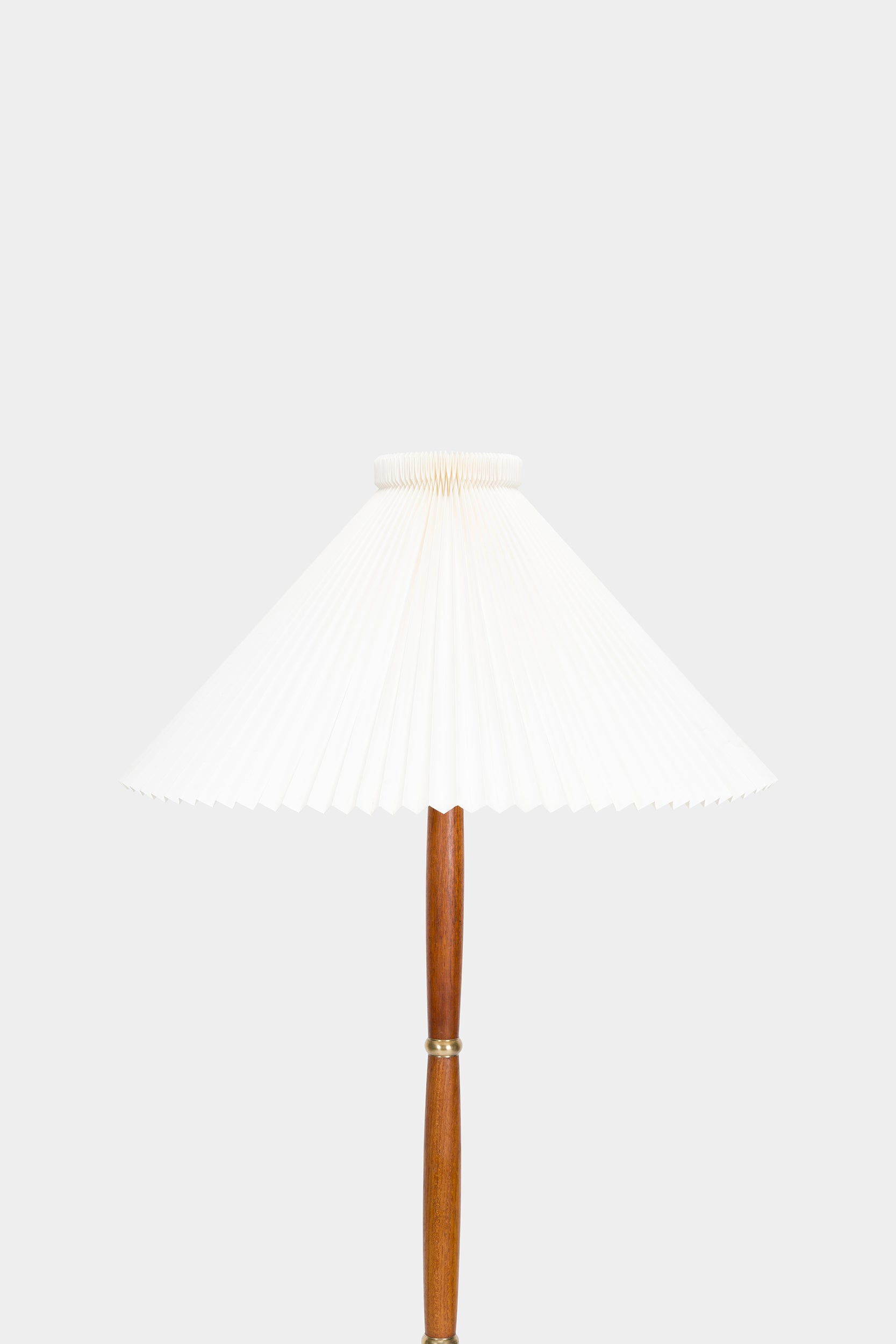Dänische Teak Stehlampe, Le Klint 40er