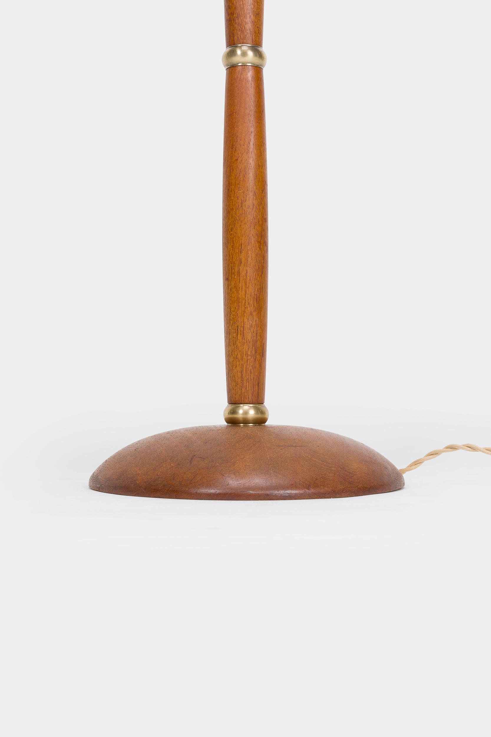 Dänische Teak Stehlampe, Le Klint 40er
