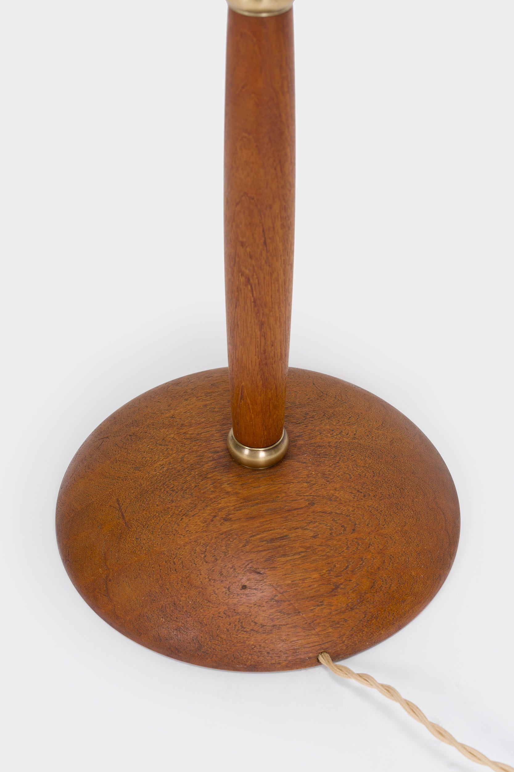 Dänische Teak Stehlampe, Le Klint 40er