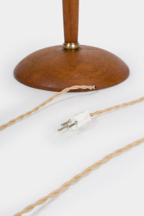 Dänische Teak Stehlampe, Le Klint 40er