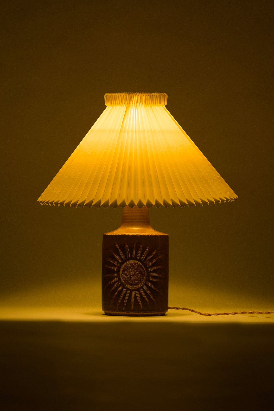 Einar Johansen, Søholm Ceramics, Tischlampe, Dänemark, 60er