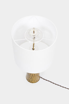 Nils Kähler, Keramik Tischleuchte, Dänemark, 60er