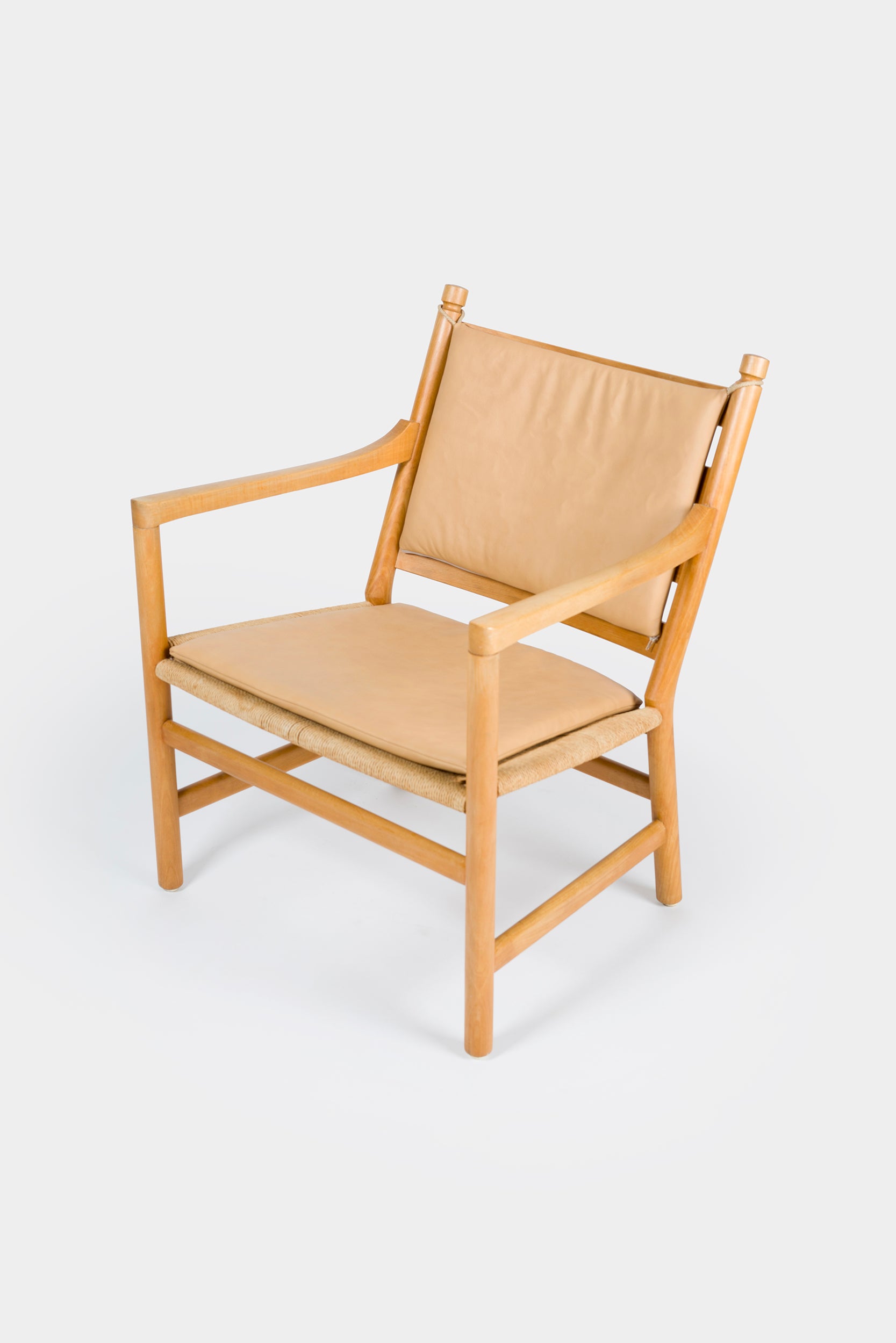 Pair of Hans J. Wegner, Carl Hansen & Son, CH44 Easy Chair, Denmark, 60s