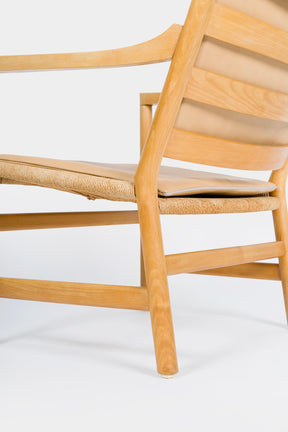 Pair of Hans J. Wegner, Carl Hansen & Son, CH44 Easy Chair, Denmark, 60s