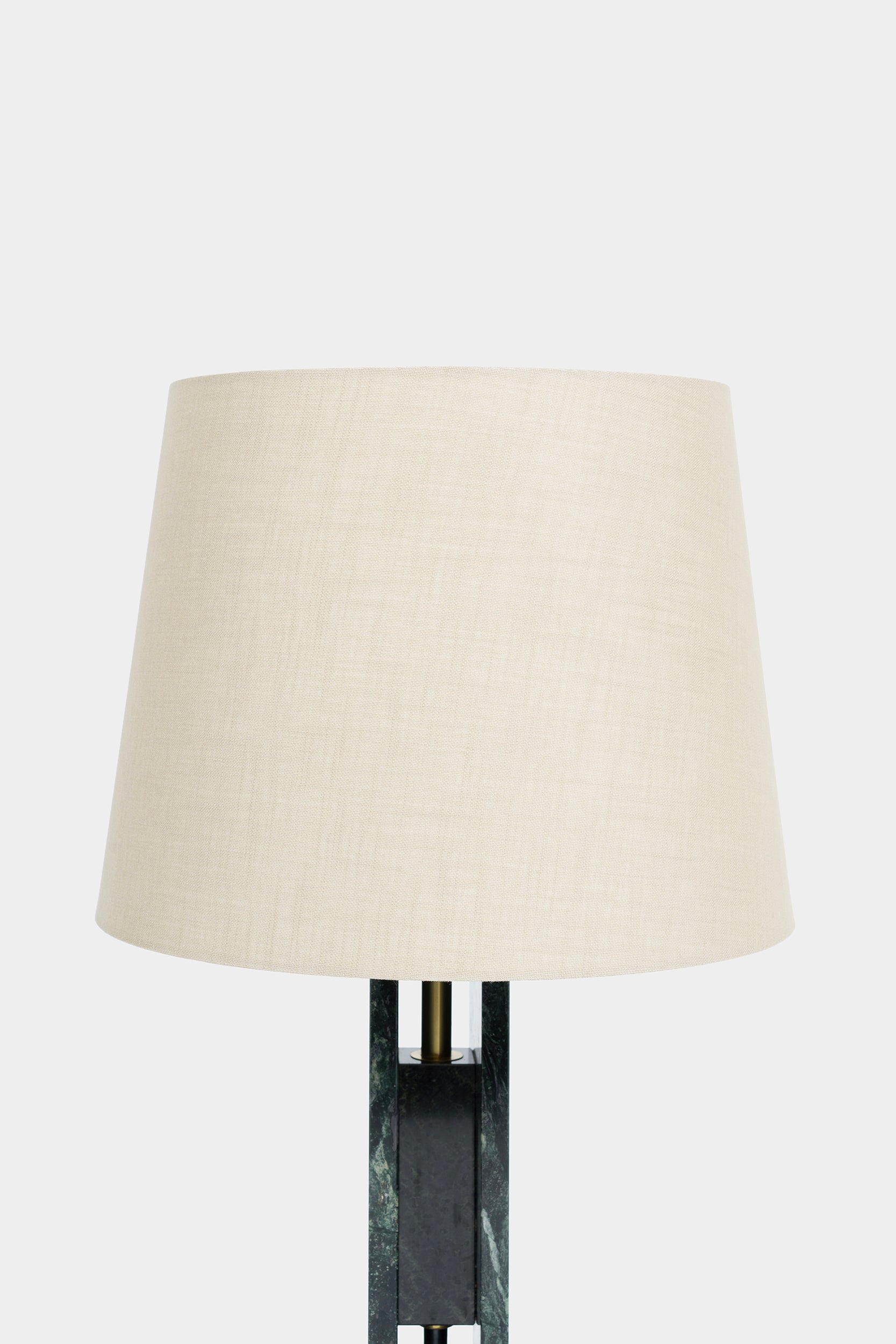 Grüne Marmor Tischlampe, Deutschland 70er