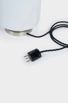 Pia Maria Giudetti, Stilnovo, Glas Nickel Tischlampe, Italien, 60er