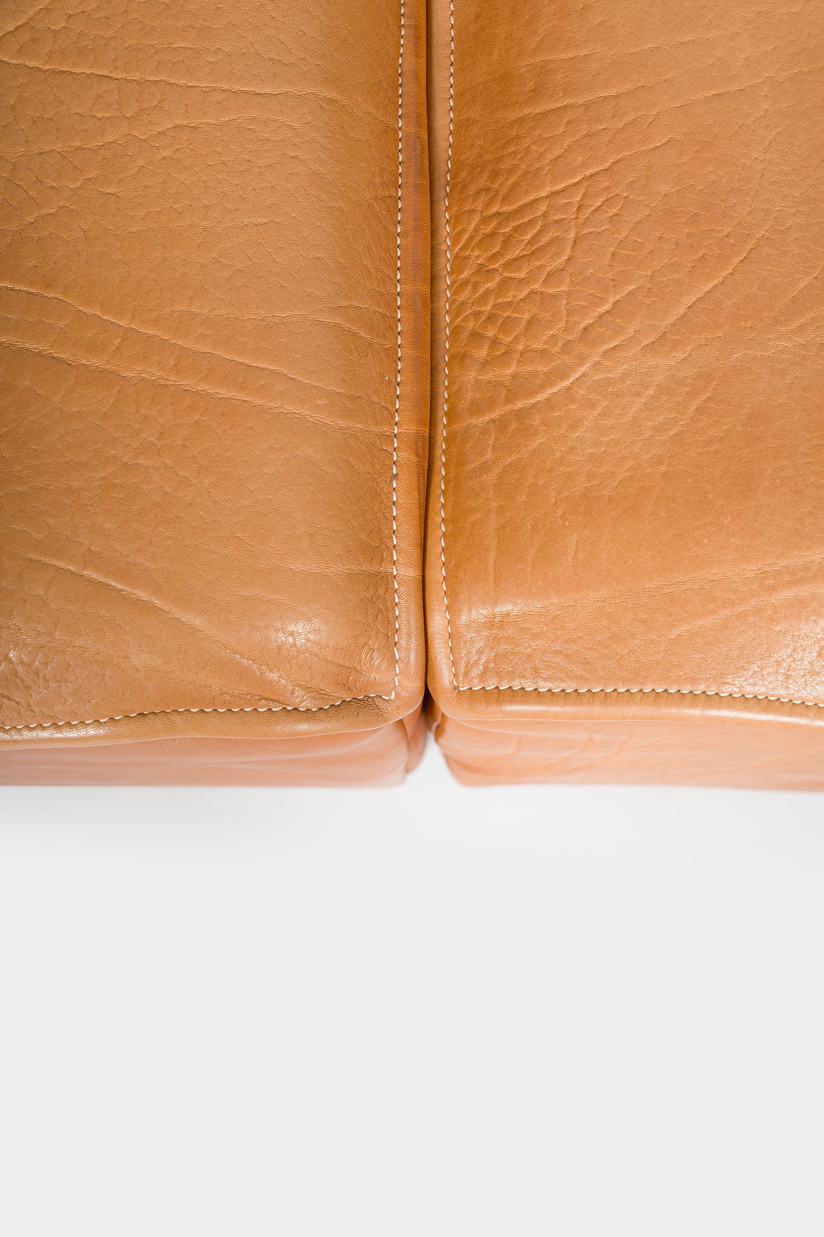 De Sede, Modulsofa Model DS-15, Cognac Leder, Schweiz, 80er