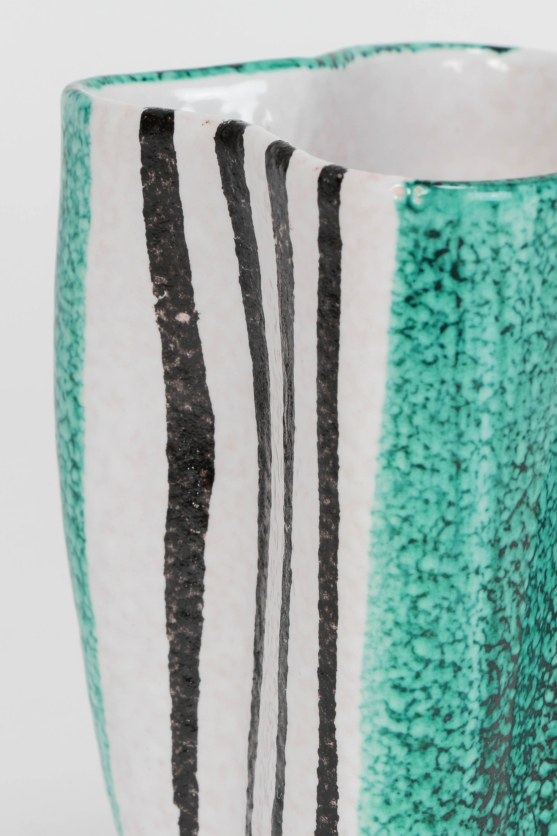 Alvino Bagni Vase, Ceramic, 50s