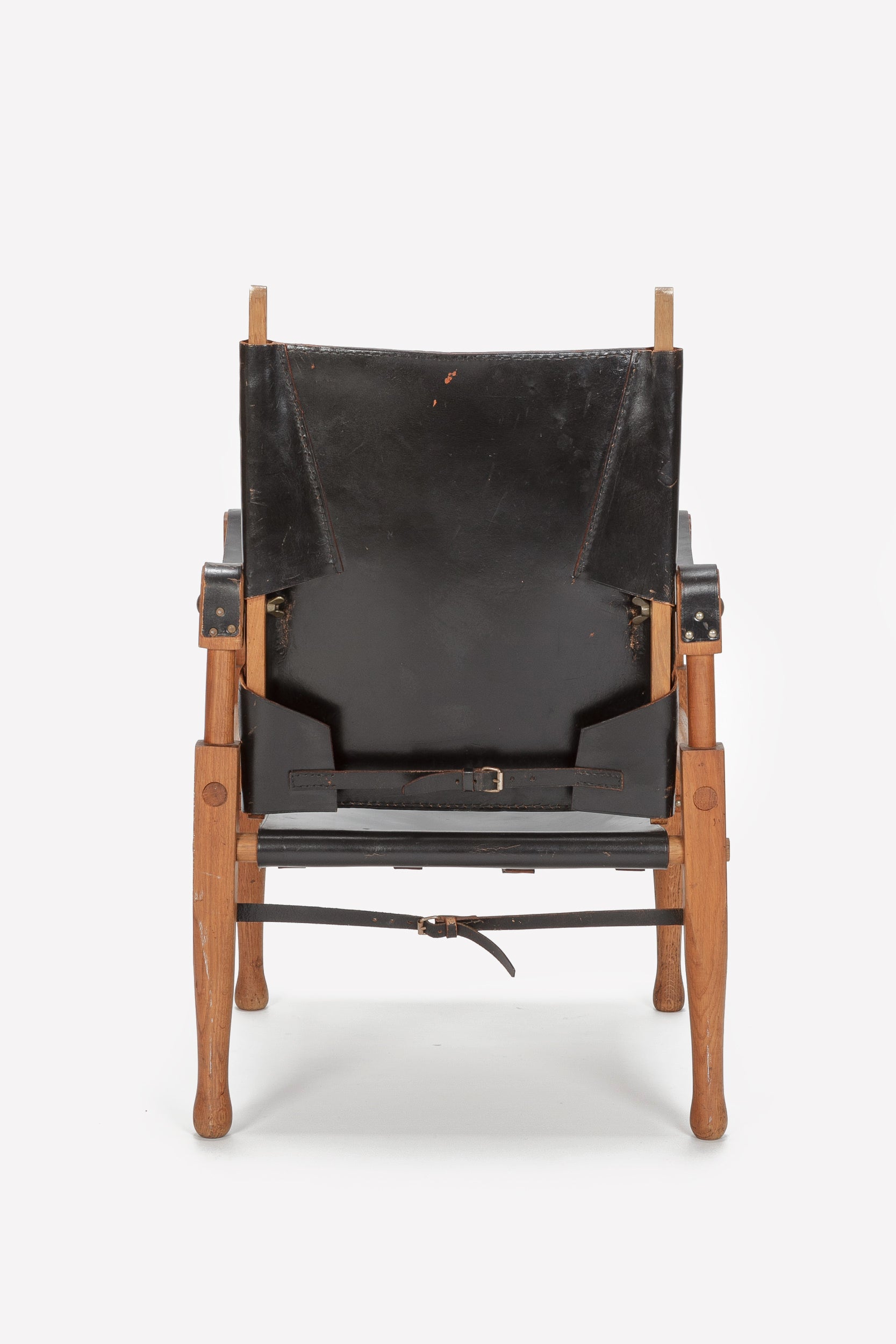Wilhelm Kienzle Safari Chair, Leather, 50s