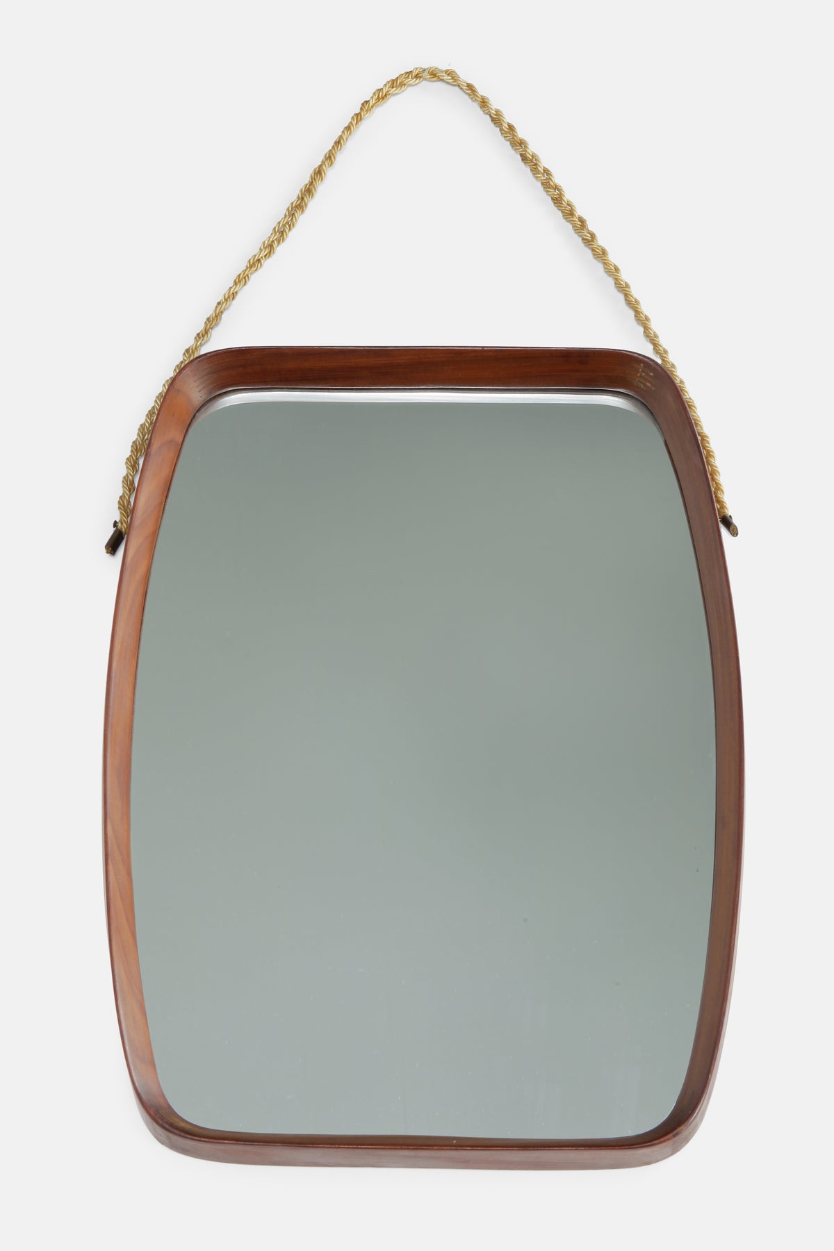 Italian mahogany Mirror, 50s