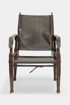 Kienzle Safari Chair by Wohnbedarf, with new Leather, 50s