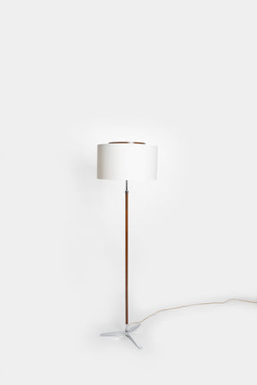 Temde Teak Stehlampe, 60er