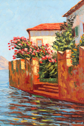 Rolf Vollé oil painting Lake Maggiore