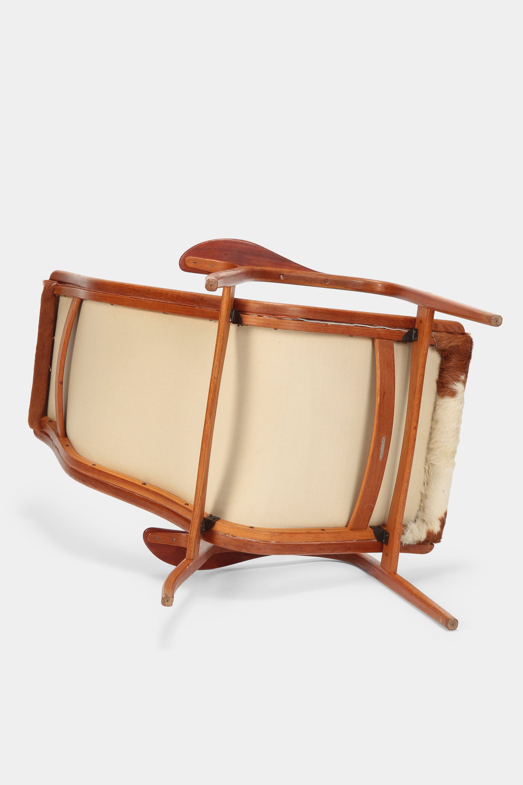Yngve Ekström "Lamino" Lounge Chairs & Ottoman, Swedese, 50s
