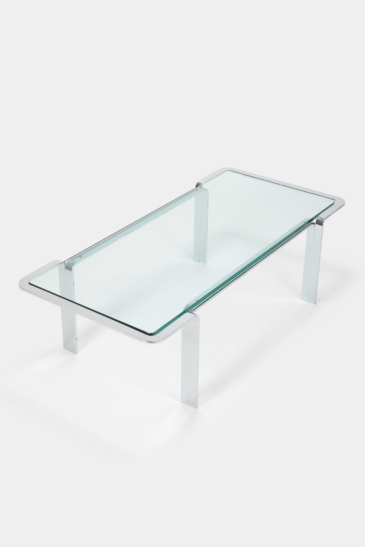 Attr. Staessle glass table, 70s