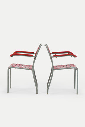 2 Garden Chairs Embru Werke, 50s