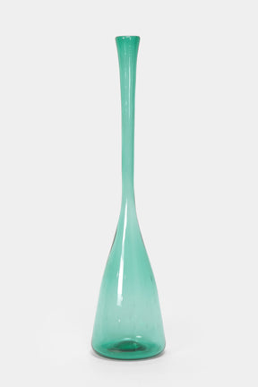 Large Vetro Verde d'Empoli Vase, 50s