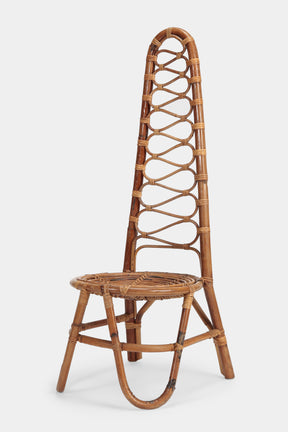 bambus-hochlehner-stuhl-70er