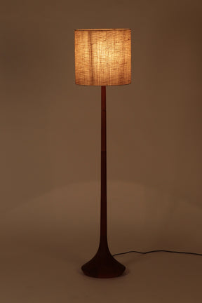 Model Wiking Teak Floor Lamp Lisbeth Kruger, 1960