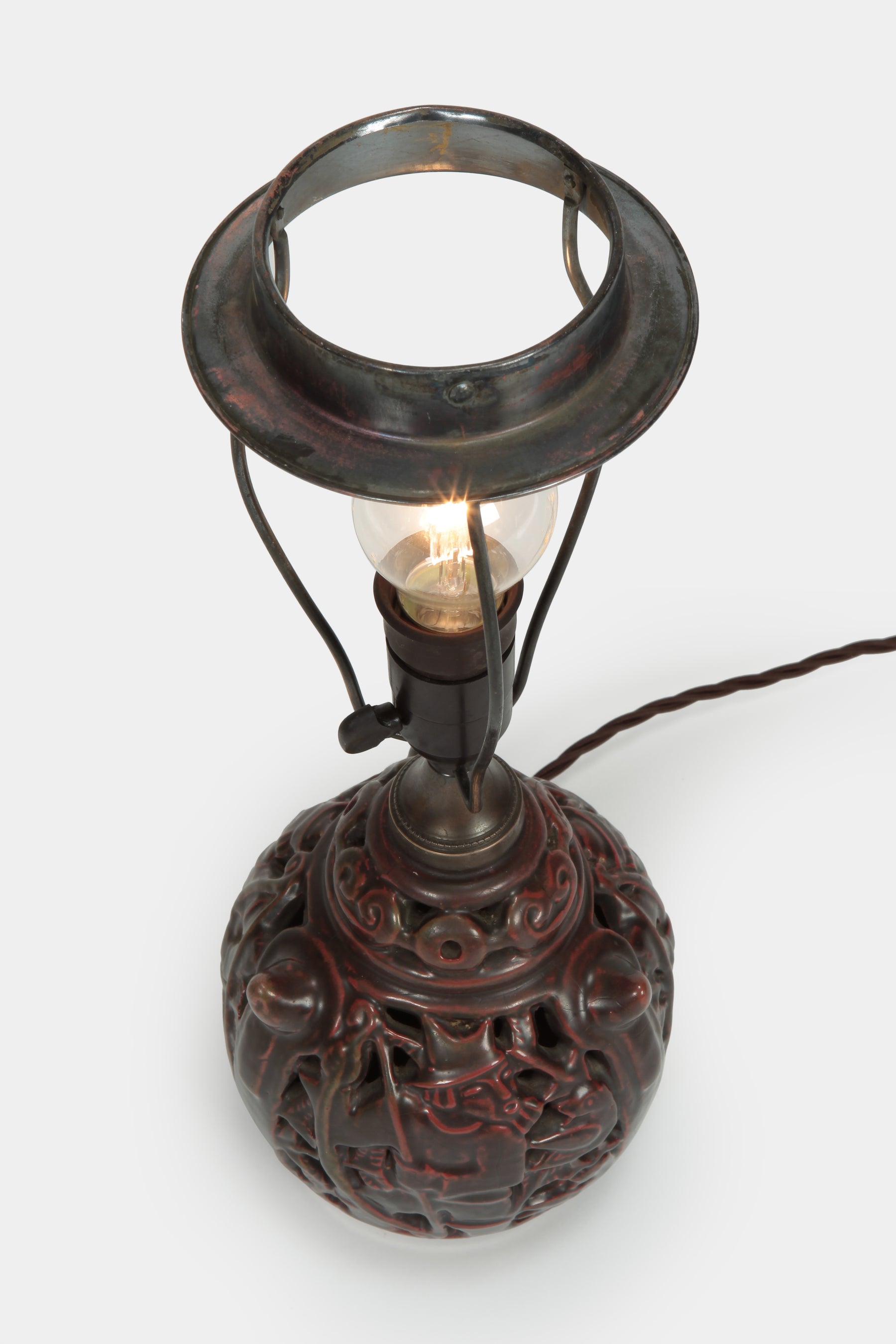 Gertrud Kudielka for Lauritz Hjorth table lamp, 1930