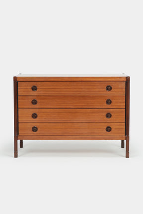 Italian Rosewood chest of drawers, Ico Parisi Attr.
