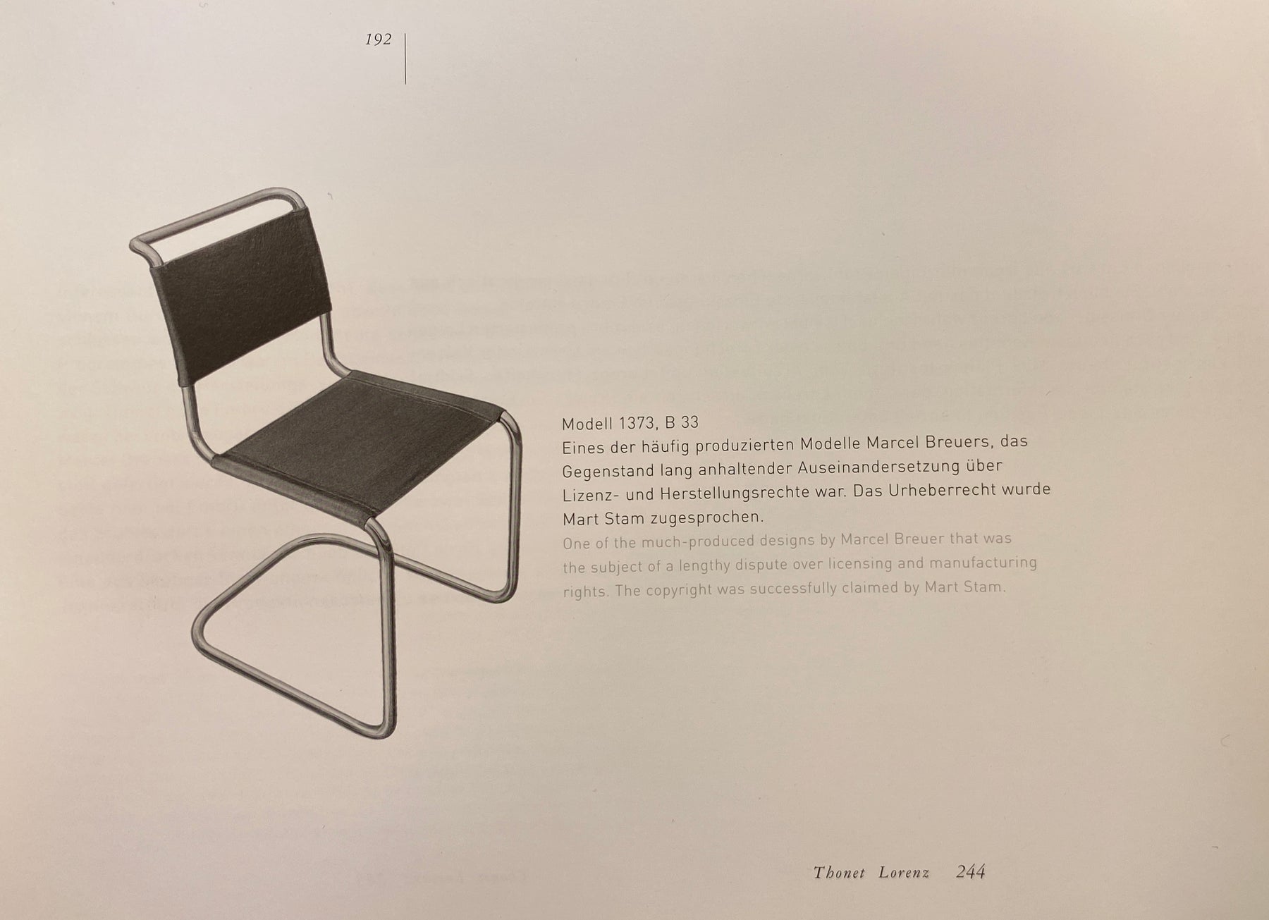 Embru chair 1372, B33 Marcel Breuer 30s