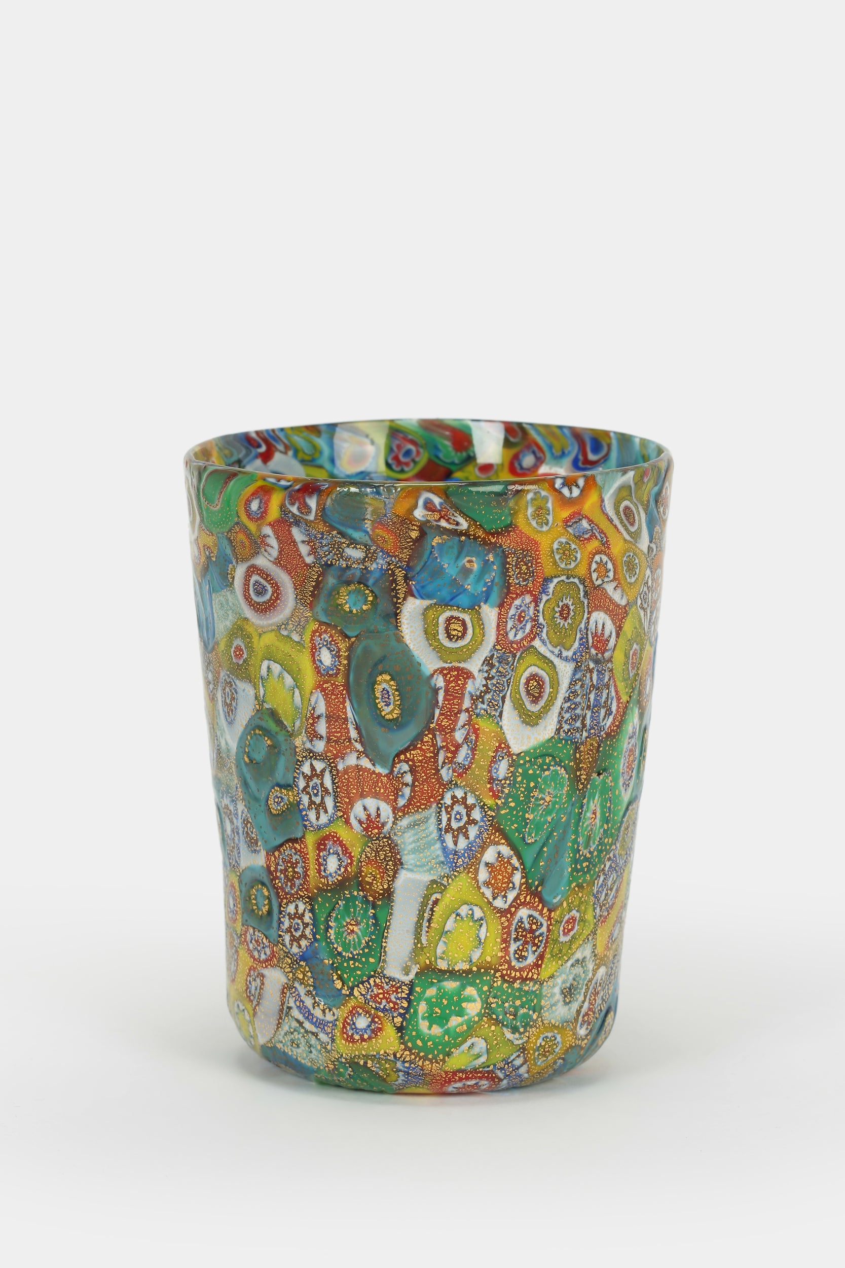 Fratelli Toso Murrine Bowl and Glass 50's