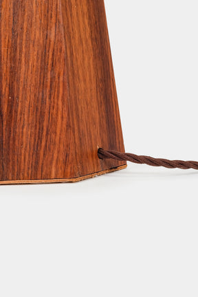 Rosewood Lamp, Germany, 60s