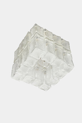 Kubistische Deckenlampe, Vistosi, Italien, 60er