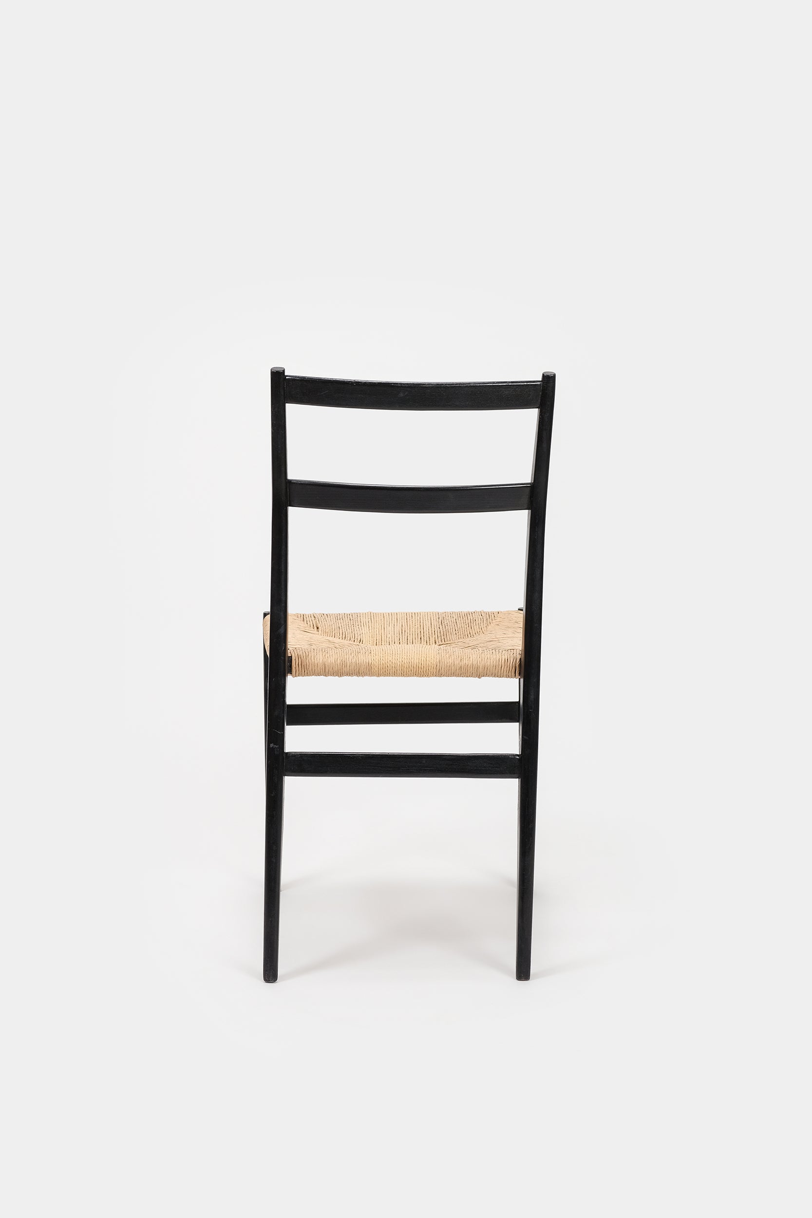 Gio Ponti, Leggera Chair with Cord Covering, Cassina, 60s
