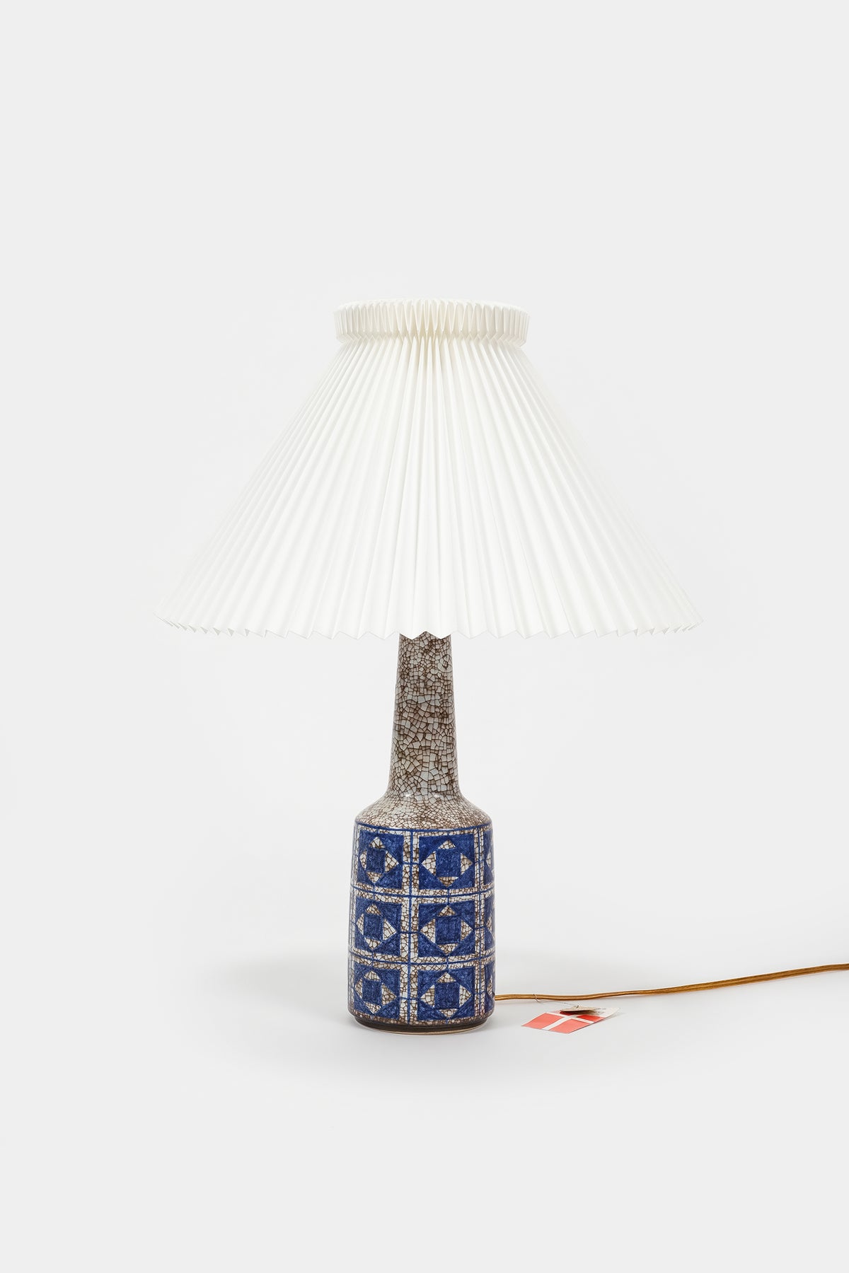 Lamp with Le Klint Shade, Michael Andersen & Son, 50s