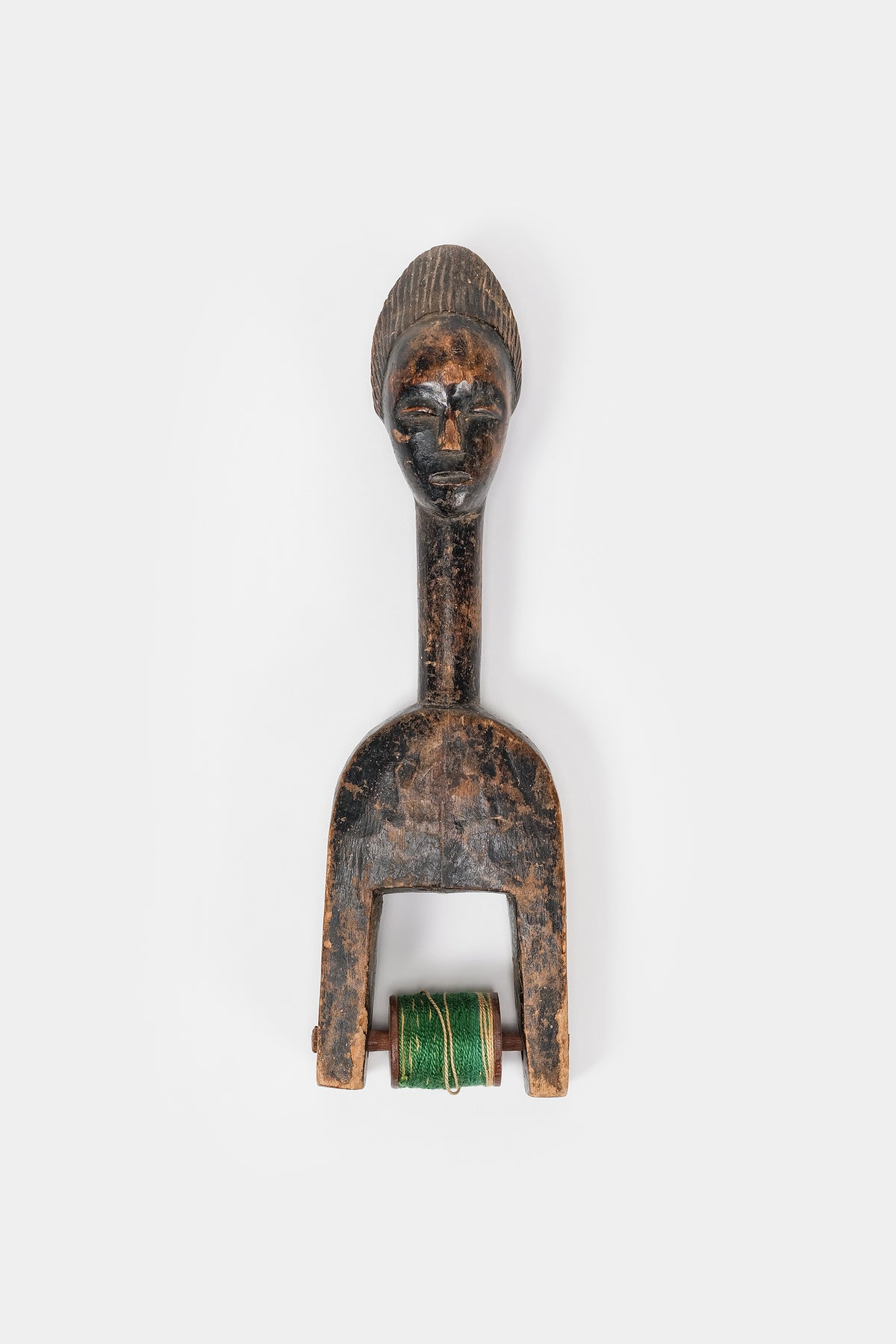 Baule Fadenspule, Handgeschnitzt, Afrika, 20er