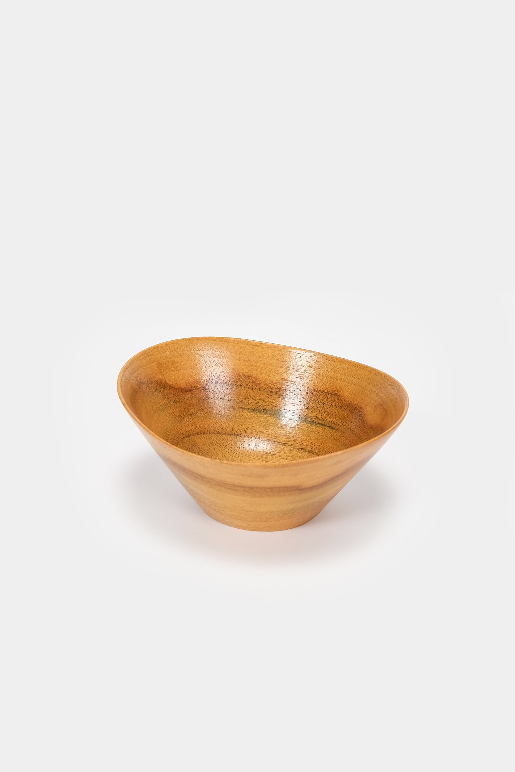 Kleine Holzschale, Handgedrechselt, Schweiz, 50er