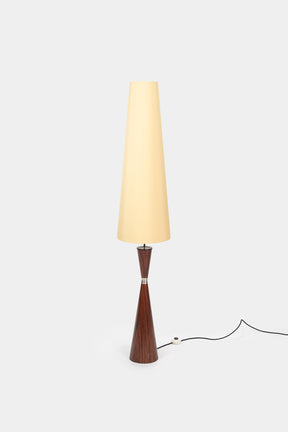 Floor Lamp with Rosewood Foot, Germany, 50s