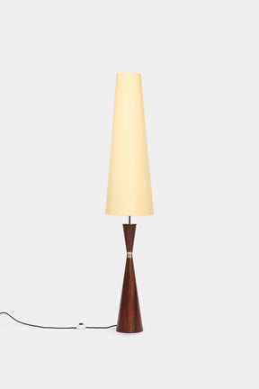 Floor Lamp with Rosewood Foot, Germany, 50s