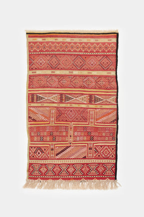 Kilim Carpet, Tunisia, Antique