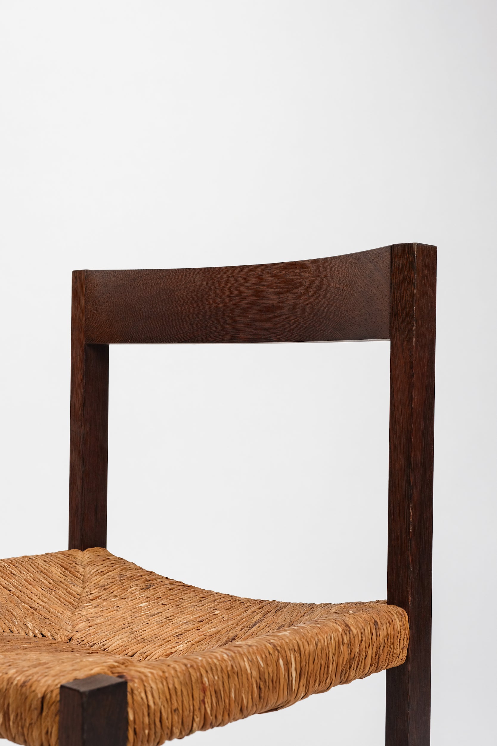 Chair, Wenge with Cord Covering, 70s