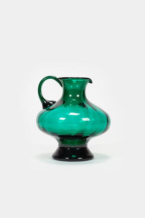Vetro verde d'Empoli, Glass Jug, 50s