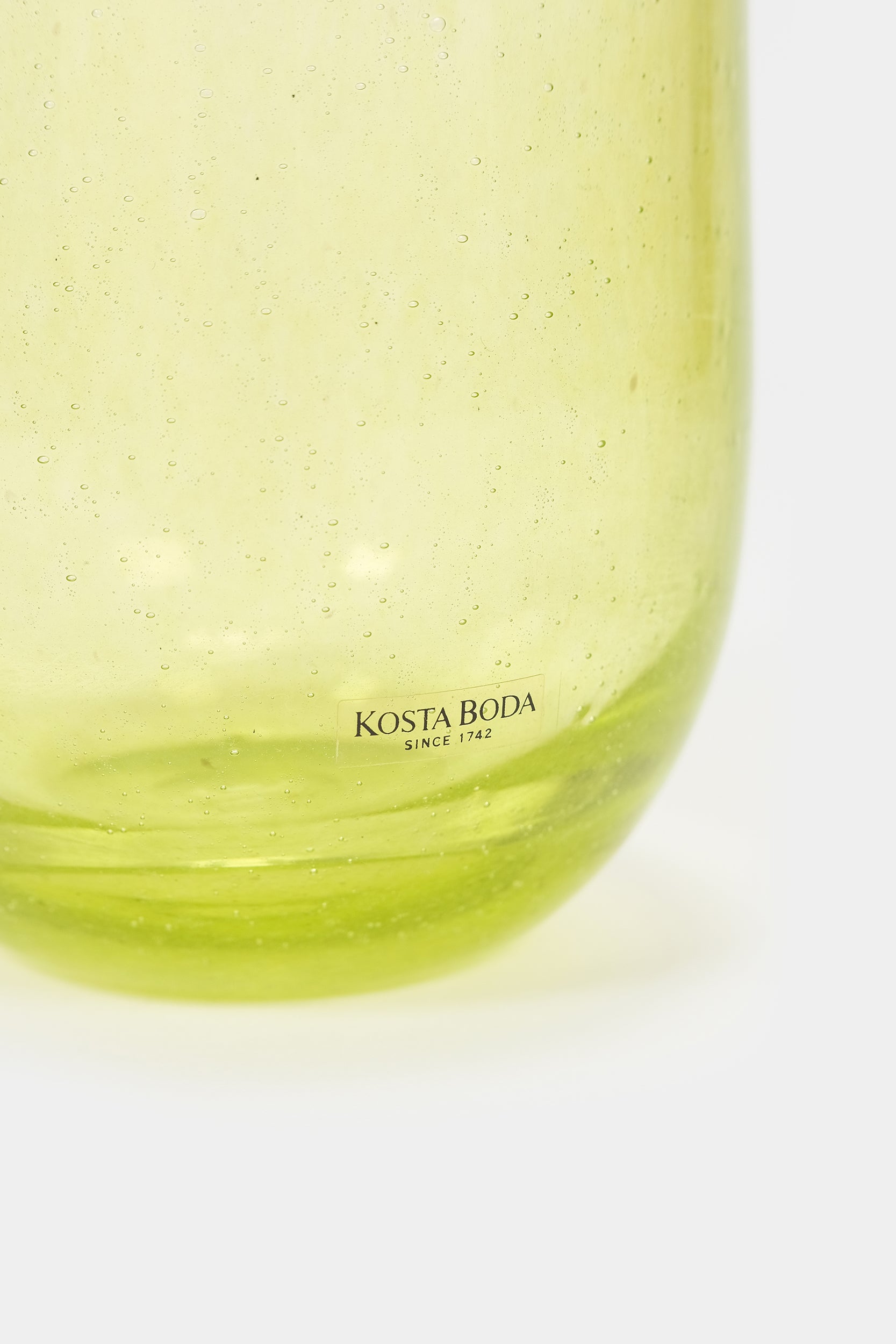 Gunnel Sahlin for Kosta Boda, Large Glass Vase, 90s