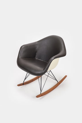 Eames Rocking Chair, leather, 70s