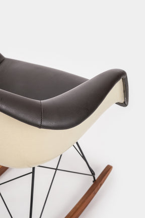 Eames Rocking Chair, leather, 70s