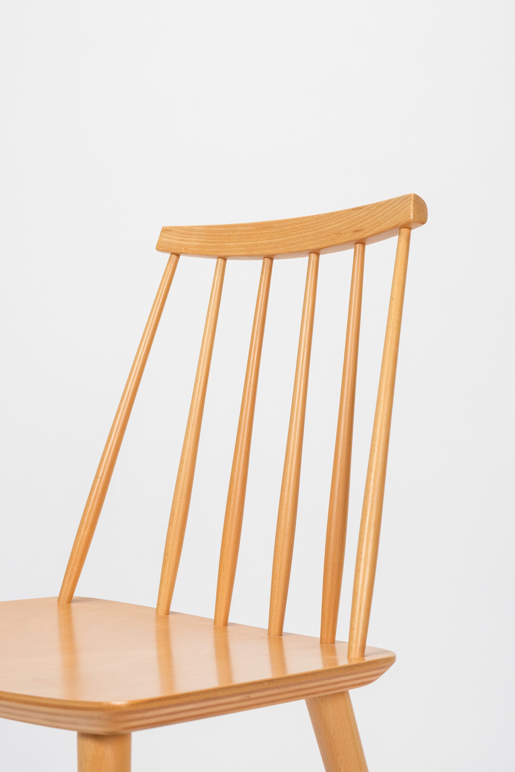 Folke Palsson attr. Chair, beech, Denmark, 60s