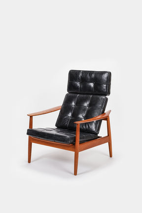 Arne Vodder, Lounge Chair, Leder, 50er