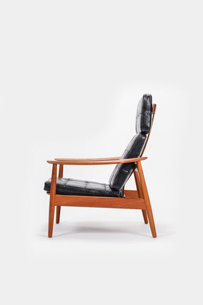 Arne Vodder, Lounge Chair, Leder, 50er