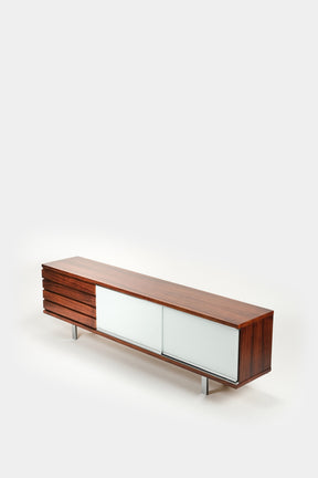 Alfred Altherr Palisander Sideboard with Glass Sliding Doors 60s
