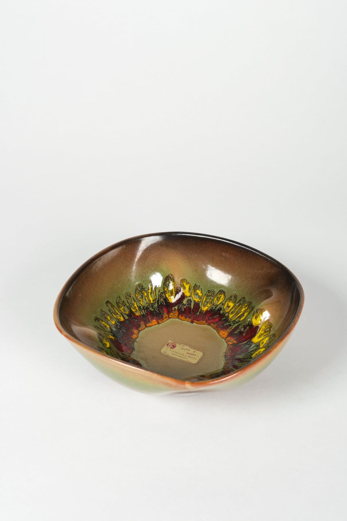 Fanaciulacci ceramic bowl Italy, 70s